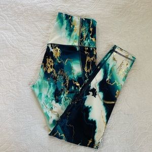 Old Navy Blue Marble Leggings